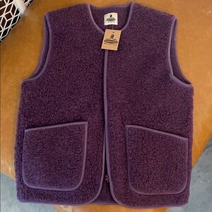 Cold breaker Wool Women's Purple Fleece Vest